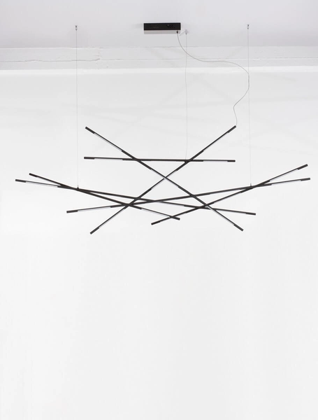 Efektowna lampa wisząca BELL LE42731 Luces Exclusivas LED do sypialni czarna