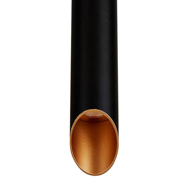 Lampa natynkowa Argon SLC78008-M-50/7W 3K BL+GO LED 7W 3000K czarny złoty