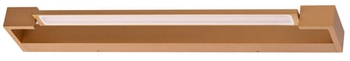 Łazienkowy kinkiet Dali AZ5246 LED 18W 4000K metalowy nad lustro IP44 złoty