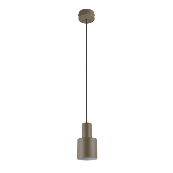 Wisząca lampa Agudo 319400141 szara tuba 1x10W E27 z regulacją