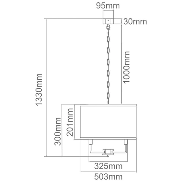 LAMPA abażurowa Casa Old Gold M Orlicki Design wisząca OPRAWA okrągły ZWIS klasyczny na łańcuchu kremowy złoty