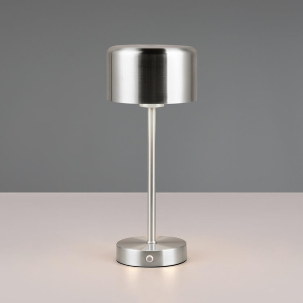 Stołowa lampka metalowa KARYA DL107-59151 LED 1W 3000K srebrny mat