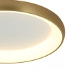 Nasufitowa pierścieniowa lampa 2058 LED 55W 3000K okrągła do sypialni złoty