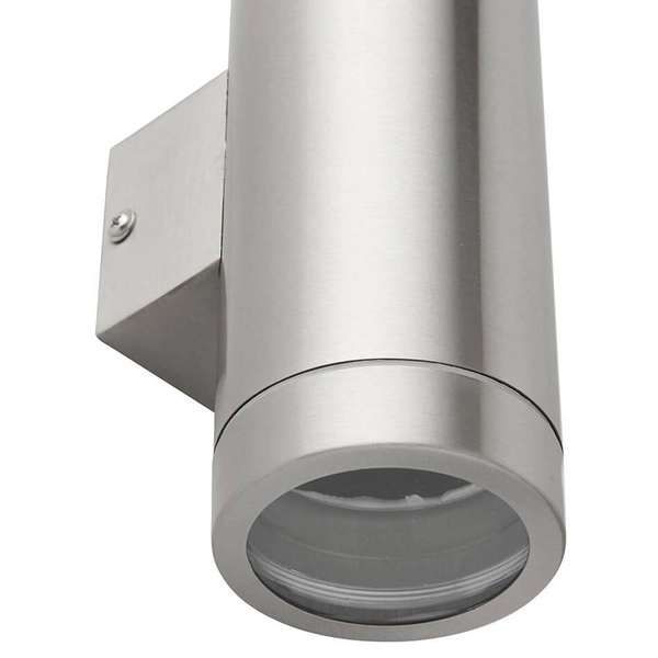 Kinkiet ścienny do salonu Palin XL 98437 metalowy tubka IP44 srebrna