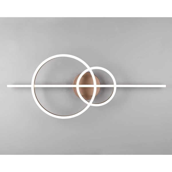 Sufitowa lampa okragła MONTILLA 643010365 LED 54W 2700-6000K pilot brązowy