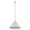 Lampa wisząca stożek Zenith 10872 Nowodvorski zwis do sypialni jedwabisty szary