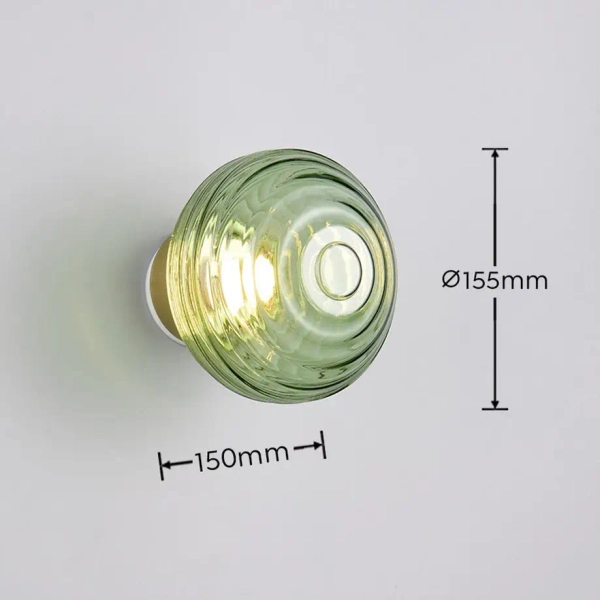 Ścienna lampa na przedpokój EARL R27771115 LED 1,5W 3000K zielony