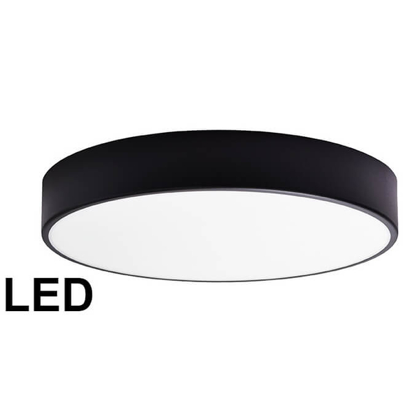 Okrągła lampa sufitowa Cleo 1307623600462 Temar LED 69W 4000K czarna