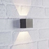 Zewnętrzna LAMPA ścienna ARGOS 106521 Markslojd elewacyjna OPRAWA kinkiet LED 4W 3000K IP44 outdoor kostka cube grafitowa