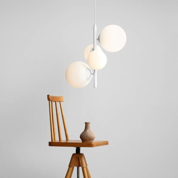 Wisząca lampa modernistyczna BLOOM 1091L Aldex kule balls do sypialni