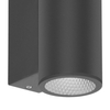 Ogrodowy kinkiet elewacyjny Lenta OWL-2804-2-4K Italux LED 14W 4000K IP54 czarny