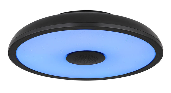 Lampa sufitowa Raffy 41366B z głośnikiem LED 18W 3000-6500K czarna