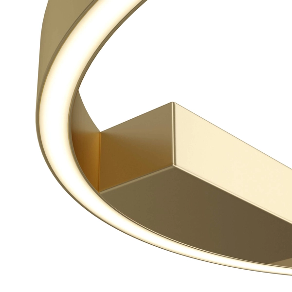 Lampa sufitowa plafon Rim MOD058CL-L25BS4K LED 25W mosiądz