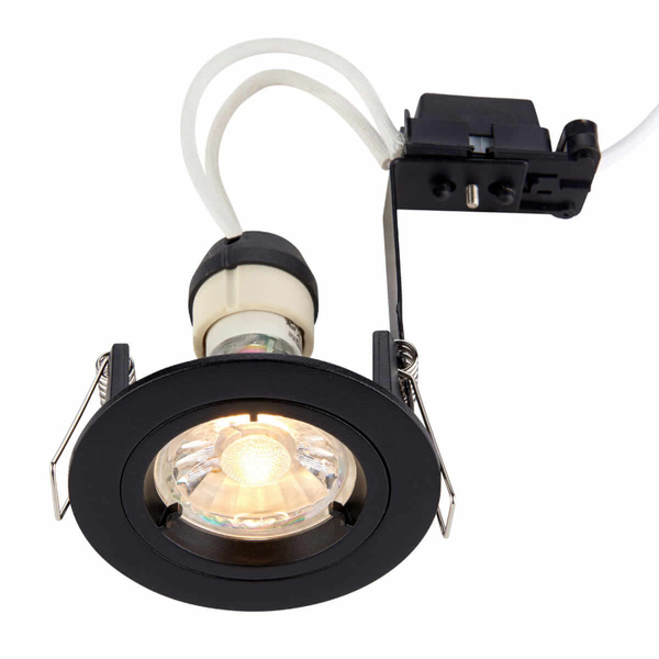 Lampa oprawa podtynkowa Cast 95918 Saxby aluminium czarna