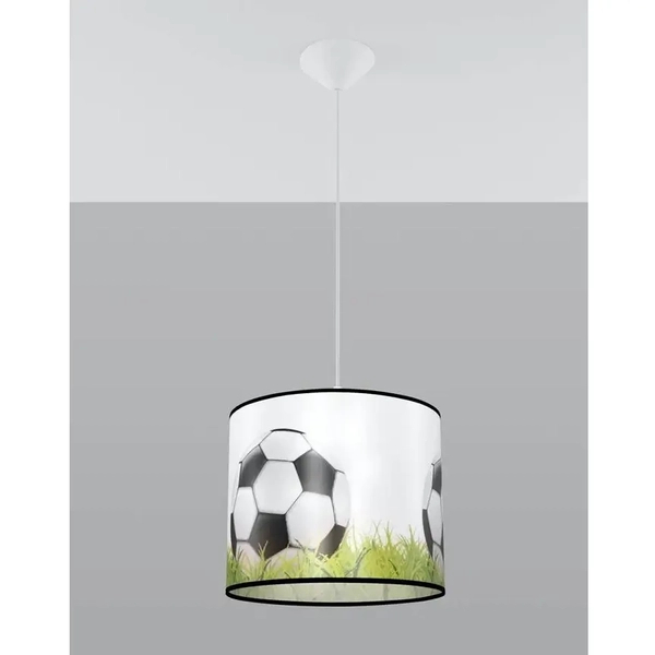 Wisząca lampa Piłka SL.1428 Sollux abażur dla dziecka wielokolorowa