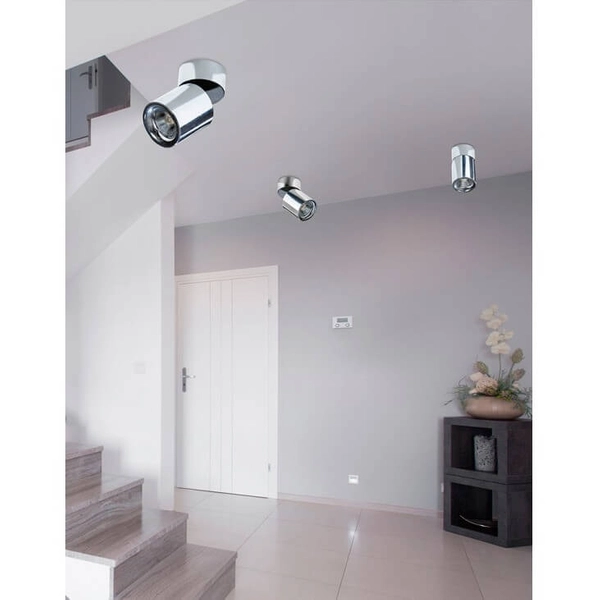 Sypialniana lampa sufitowa tuba SIENA AZ2220 Azzardo LED 20W 3000K chrom