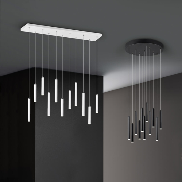 Zwieszana lampa salonowa TUBULAR 321691132 Trio LED 2,5W 3000K czarny