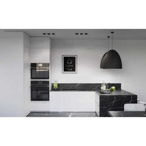 Wisząca lampa nad stół Gandra 5024 Shilo salonowa metalowa kopuła czarna