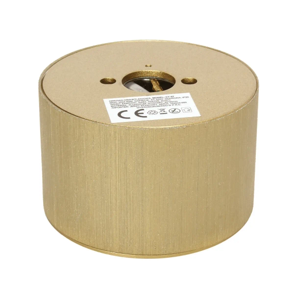 Natynkowa lampa sufitowa 1402 tubka na korytarz złoty