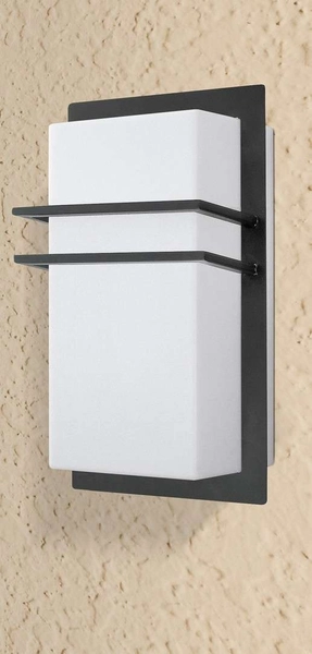 Zewnętrzna LAMPA ścienna SEATTLE 8169 Rabalux elewacyjna OPRAWA prostokątna outdoor IP44 czarna