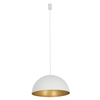 Lampa wisząca glamour Hemisphere Super 10700 Nowodvorski kopuła biała złota