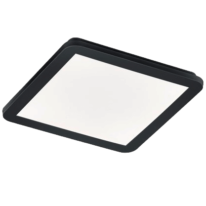 Lampa sufitowa kwadratowa CAMILLUS R62931832 LED 18W 3000K IP44 czarny