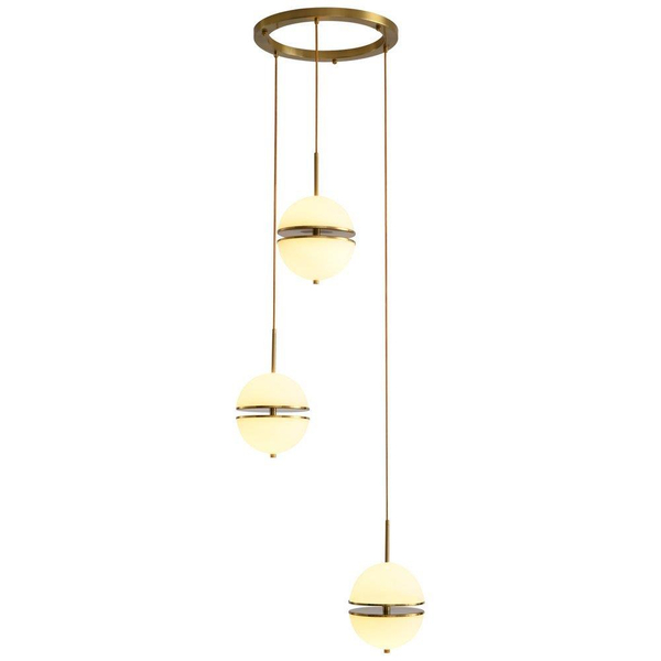 Wisząca lampa nad stół Sfera SMP0094-3 Step LED 36W kule złota
