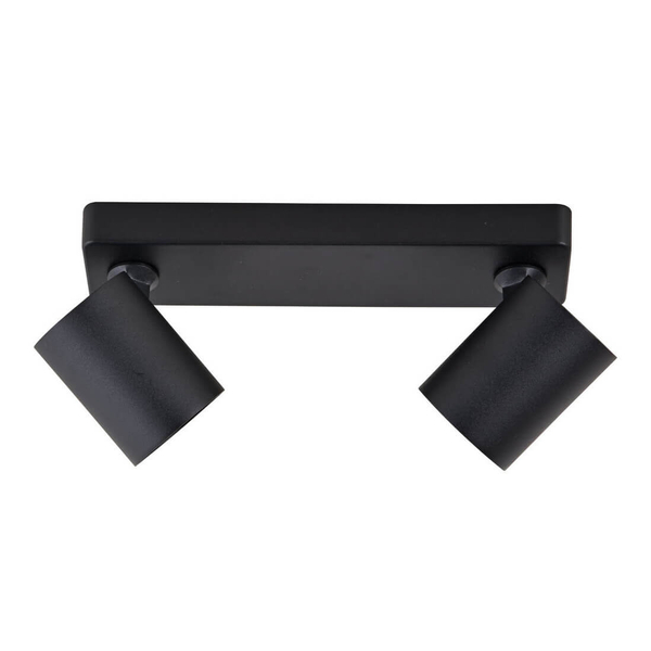 Regulowana LAMPA sufitowa SNOW LP-731/2W BK Light Prestige reflektorowa OPRAWA metalowy plafon tuby natynkowe czarny