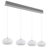 Molekułowa lampa wisząca nad stół Quintara 15744-4HN LED 24W 3000K nikiel