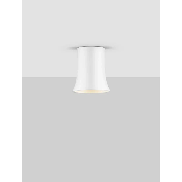 Geometryczna lampa sufitowa do salonu ZORVELA LE45299 biała