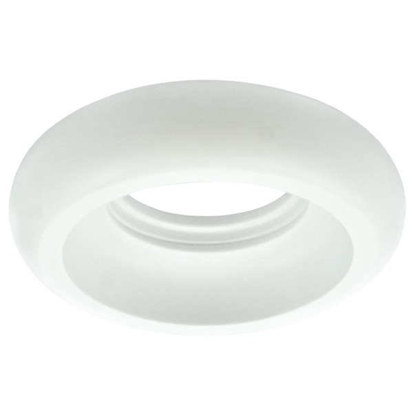 Gipsowa LAMPA sufitowa HELIOS 310002 Polux okrągła OPRAWA do zabudowy biała