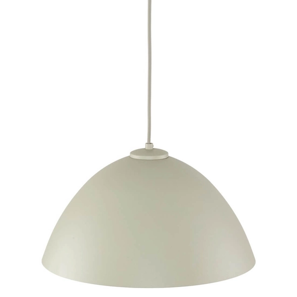 Wisząca lampa nad stół Faro 5899 kuchenna kopuła metalowa beżowa