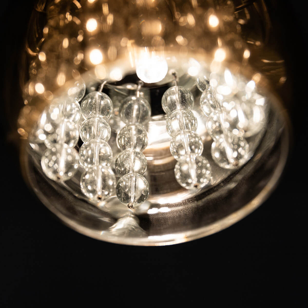 Lampa salonowa wisząca Crystal P0076-01A-F7HF Zumaline kryształowa złota
