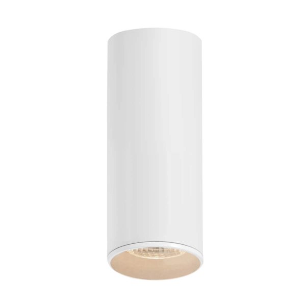 Tuba LAMPA spot BARLO 70021101 Kaspa metalowa OPRAWA sufitowa DOWNLIGHT biała