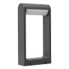 Grafitowa lampa zewnętrzna FRAME AZ6686 1xLED 12W 4000K IP65 słupek