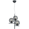 Modernistyczna LAMPA wisząca PURE  302000342 Trio loftowa OPRAWA szklane kule zwis grafitowy przydymiony