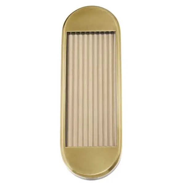 Ledowy kinkiet ryflowany Palais QN-PALAIS-WM-VBS LED 17W 3000K mosiądz