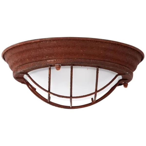 Lampa sufitowa retro Typhoon 94491/60 metalowa do pokoju rdzawa