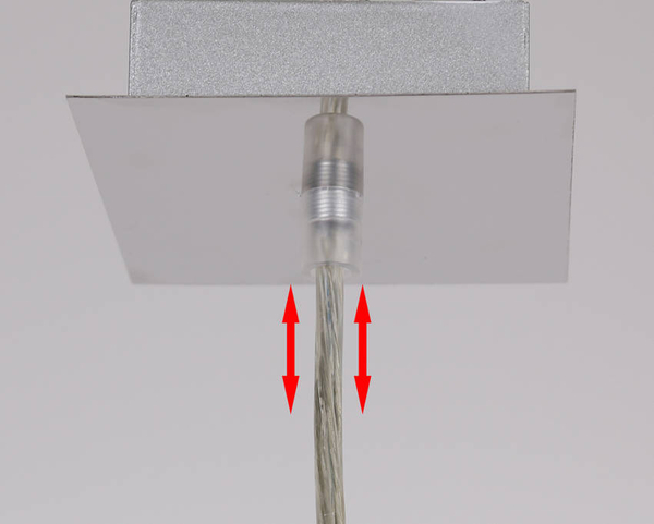 Zwisowa lampa Oden 31-03232 Candellux kula nad wyspę biała chrom