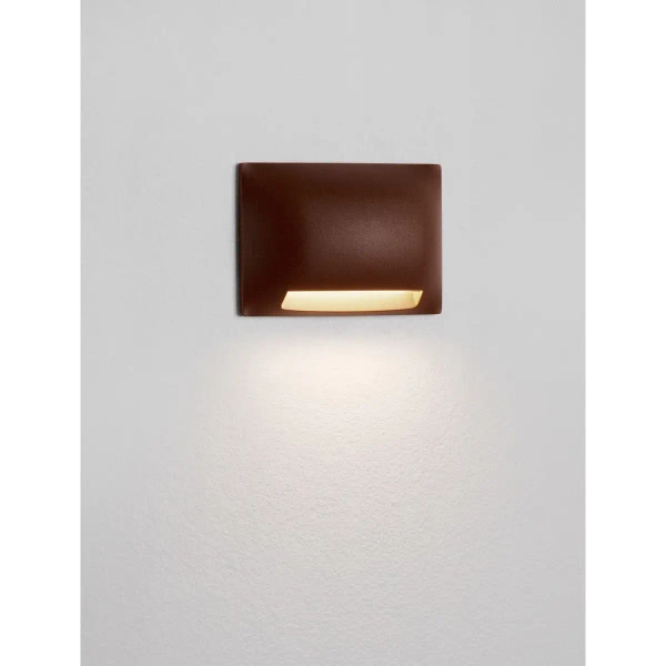 Zewnętrzny kinkiet ścienny PLASENA LE75301 LED 5W 3000K IP65 rdzawy