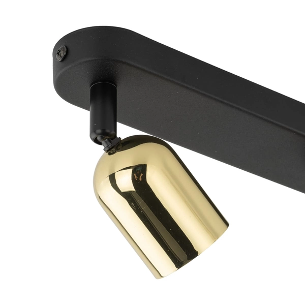 Reflektorki sufitowe potrójne Top 6032 TK Lighting tuby metalowe złote
