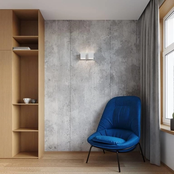 Kinkiet LAMPA ścienna SL.0656 loftowa OPRAWA metalowe kostki cubes białe