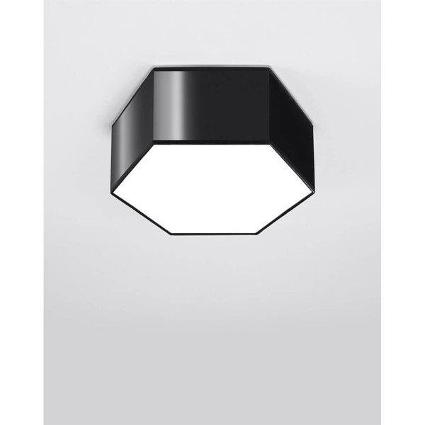Przysufitowa lampa salonowa SL.1060 sześciokątny plafon
