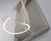 Salonowy kinkiet designerski SILK W0256 Maxlight LED 2,4W 3000K stal chrom