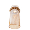 Szklana lampa wisząca tuba SIGNATURE P0602 Maxlight LED 8W 3000K mosiądz przezroczysty