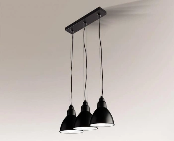 LAMPA wisząca DAISEN 5597 Shilo metalowa OPRAWA industrialna ZWIS listwa sufitowa czarna