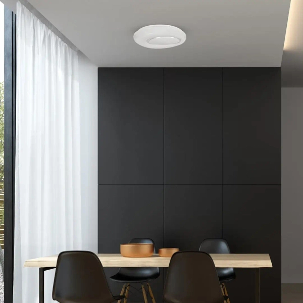 Plafon ściemnialny BONO ML6399 480mm LED 52W 3000-6000K efekt gwiazd biały