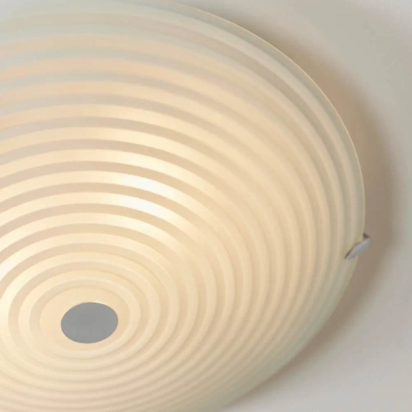Plafon do salonu Roundel 633-32 okrągły chrom przezroczysty