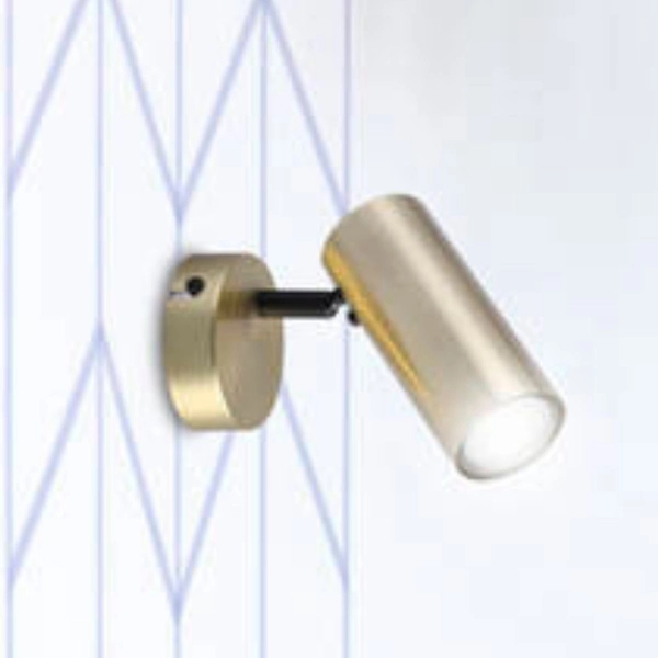 Kinkiet ścienny Colly 91-01702 Candellux metalowy spot mosiądz