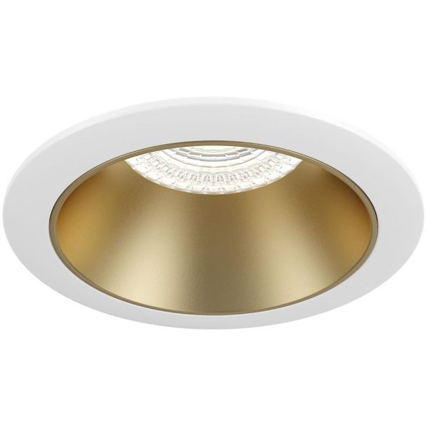 Lampa do zabudowy Share DL053-01WMG Maytoni wpust biała złota